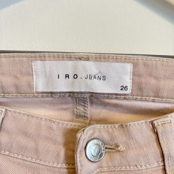 IRO Jarod Blue Pink Distressed Skinny Jeans - Picture 5 of 6